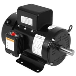 Cuilvu 3HP Electric Motor 1750RPM Farm Duty Single Phase Motor 4 Pole 1-1/8