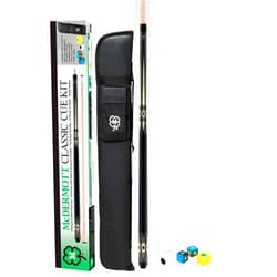 McDermott Cues McDermott Classic Pool Cue Kit 21oz Dark Gray