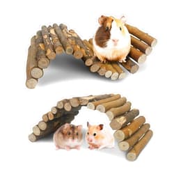Hamiledyi Wooden Hamster Bridge Ladder 13.4
