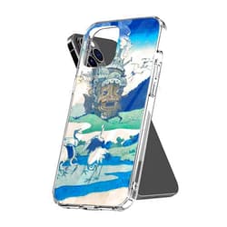 GUMAZU Phone Case Howl's Shockproof Moving Birthday Castle Protective Slim Cover Compatible with iPhone 16 15 Pro Max 14 13 12 11 Mini X Xs Xr 8 7 6 6s Plus Transparent