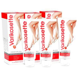 RIXET 3 Tubes Set Moisturizing Leg and Foot Cream Varikosette by Hendel Garden – Refreshing Hydration Cream (75 ml Each / 7.5 fl oz Total)