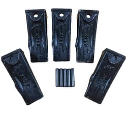 MOTTROL 5PK X156L X156 Long X156LPN P156 6808770 FITS Mini Long Dirt Bucket Teeth w/ Pins -