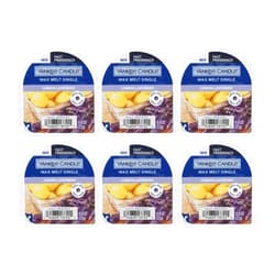 Yankee Candle Lot of 6 Wax Melt Singles - Lemon Lavender