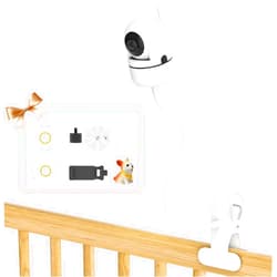 Yususipa Universal Baby Monitor Crib Mount for HelloBaby, VTech, Infant Optics DXR 8 & DXR-8 Pro, ANMEATE, Nanit Pro, Eufy, Owlet, VAVA - 19.4
