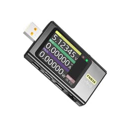 CDIYTOOL FNB58 USB Tester, Digital Voltmeter Current Tester USB Type-C Fast Charge Protocol Power PD Trigger Detection Max 7A Ammeter USB Test Meter Voltage Current Testers Tool Power Meter Voltmeter