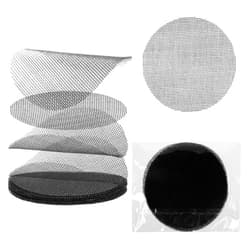 PEOVLVN 20 Pcs Flower Pot Hole Mesh Pad, 4 Inch Round Bonsai Pots Bottom Grid Mat Keep Soil from Flowing Away Plant Pot Drainage Mesh Hole Screens for Garden Outdoor Potted Plants