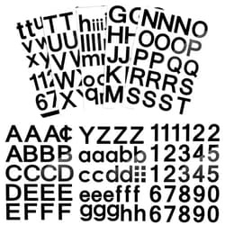 Outus 202 Pcs Vinyl Letter Stickers Self Adhesive Mailbox Alphabet and Numbers Outdoor Vinyl Letters for Outside, Door, Signs, Trucks, Home, Business, Address Number(2 Inch,Black)