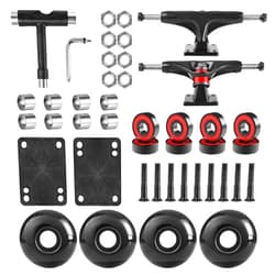 AXDT Skateboard Wheels Set,Include Skateboard Trucks, Skateboard Wheels 60mm, Skateboard Bearings, Skateboard Pads, Skateboard Hardware 1