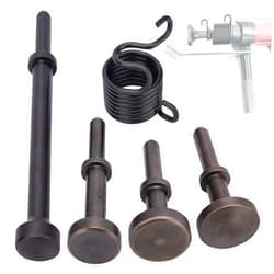 ZMCYNG Smoothing Air Hammer Bits Set, 5Pcs Smoothing Air Hammer Tool Kit Air Hammer Accessories Extended Length Pneumatic Chisel Bits with Spring, by ZMCYNG