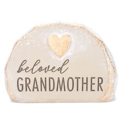 Grasslands Road Beloved Grandmother Bereavement Rock - Memory Rocks - Memorial Rocks - Memorial Rock, Resin, 4 1/2 by 6 by x 4 Inches