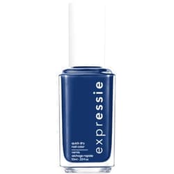 Essie expressie, Quick-Dry Nail Polish, 8-Free Vegan, Navy Blue, Left On Shred, 0.33 fl oz