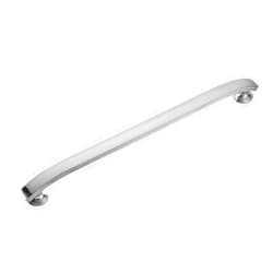 Hickory Hardware P2148-SN American Diner Cabinet Pulls - 1 Pack Appliance Pull 18 Inch Center to Center - Hardware for Doors & Dresser Drawers - Zinc Material Door Pulls in Satin Nickel Finish