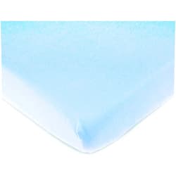 SHEETWORLD.COM SheetWorld Fitted Pack N Play Playard Sheet Compatible with Maxi COSI Swift Play Yard 31 x 39 inches, 100% Cotton Jersey, Hypoallergenic, Butter Soft, Baby Blue, Made in USA