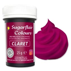Sugarflair Colours Spectral Paste - Claret