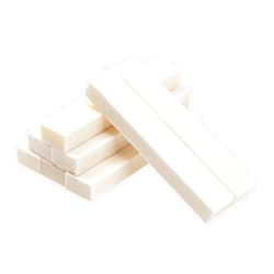 Yootones 8Pcs Yootones Guitar Nuts Blank Guitar Bone 52x6x10mm Compatible with Electric, Acoustic, Classical, Cigar Guitar, Mandolin, Banjo, Ukulele Part Replacement (White)