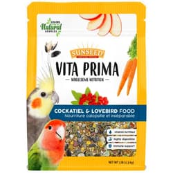 Sunseed Vita Prima Wholesome Nutrition, Cockatiel & Lovebird Food, 3 lb