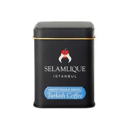 Selamlique Istanbul Turkish Coffee with Gum Mastic 4.40oz Ultra Fine Ground Medium Roast