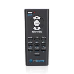 AnyCommand ACR-01 Universal AC Remote Control for Window Air Conditioners, Black, (Error:#Name?)