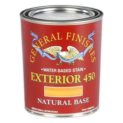 General Finishes Exterior 450 Water Based Wood Stain, 1 Quart, Natural Base