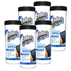 Endust For Electronics 6 Pack Screen Cleaner Wipes, Electronics Surface Cleaning Wipes, For Tablet, E-Reader, Monitors, Laptop, Phone, TV, GPS, Pre-Moistened, Alcohol & Ammonia Free, 70 Count (12596)…