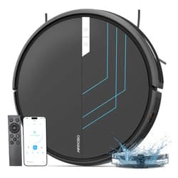AIRROBO Robot Vacuum and Mop, 3000Pa Powerful Suction Robot Vacuum Cleaner with Self-Charging, Wi-Fi/App/Voice Control, Advanced Obstacle Avoidance, Slim Design, Ideal for Pet Hair, Hard Floor,Carpet