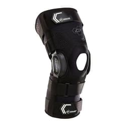 DonJoy Performance Bionic Fullstop ACL Knee Brace – 4 Points of Leverage Hinged Knee Support for Ligament Protection, Injuries, Prevent Knee Hyperextension for Football, Soccer, Lacrosse, Contact Sports
