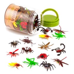 Terra by Battat – Toy Bugs & Insects Tube – 60 Mini Figures in 12 Realistic Designs – Toy Ants, Scorpions, Dragonflies & More – Creepy Crawlies in Storage Tube – Insect World – 3 Years +