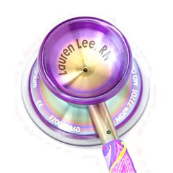 MDF Instruments Engravable MD One Epoch Lightweight Titanium Personalized Custom Stethoscope, Purpaisely Tube, Kaleidoscope Chestpieces-Headset, MDF777TPYKL