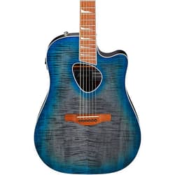 Ibanez Altstar ALT30FM Acoustic-electric Guitar - Blue Doom Burst High Gloss