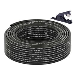 Boeray 100FT 1/4 DOT Air Line SAE J844 PA12 Nylon Air Hose with Cutter 1/4” OD Pneumatic Tubing DOT Approved 1/4 Air Brake Hose for Air Suspension Kit Truck Trailer Brake System & Fluid Transfer 30.5m