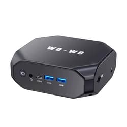 Wowe Wo-We Mini PC, AMD Ryzen 7 3750H, 4C/8T, up to 4.0GHz, 8GB DDR4 RAM, 256GB M.2 2280 NVME PCIE SSD,L3 Cache 4MB, Radeon RX Vega 10 Graphics Supports 4K@60Hz UHD Display,2* HDMI 2.0, WiFi 5, 3*USB 3.1
