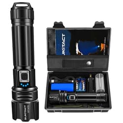 Sunitact Flashlights High Lumens, Rechargeable Flashlight Led 950000 Lumen XHP70.2, Super Bright Flash Light, High Powered Handheld Flashlights for Emergency Camping Gift, IP67 Waterproof, Adjustable