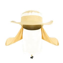 Lykmera Sun Hat Men Womens Mountaineering Fishing Camouflage Hood Rope Outdoor Shade Bucket Hat Bear Bucket Hat