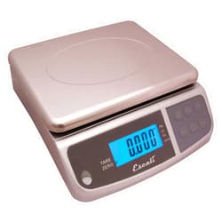 San Jamar Escali Promzr M-Series Digital Scale with Display Hold for Kitchens and Restaurants, Metal, 33 Pound, Silver