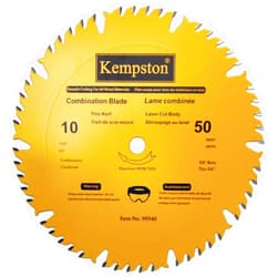 Kempston Corporation Kempston 99540 10-Inch by 50 Tooth Professional Thin Kerf Combination Blade with 5/8-Inch Arbor