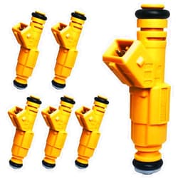 SeyPon Upgraded 4 Holes Fuel Injectors Fits For Jeep: Wrangler 1991-1998, Cherokee 1989-1998, Grand Cherokee 1993-1998, Comanche 1987-1992, V6 4.0L, OEM # 0280155710, 0280155703, 0280155700(6 Pcs)