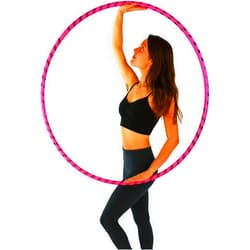 The Spinsterz Beginner Hoop: Weighted Fitness Hula-Hoop for Adults Weight Loss, Waist Exercise Ring for Cardio & Core, Adjustable Quality Detachable Hula Shaper for Beginners, Made in USA
