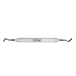 Hu-Friedy TNPFIG4/5 XTS #4/5 Goldstein Flexi-Thin Composite Instrument, Smooth Satin Steel Handle