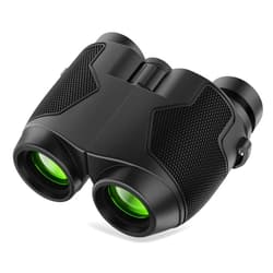 Retulgie 12x25 Binoculars with Clear Low Night Version for Adults and Kids,Large Eyepiece Waterproof Binocular Easy Focus Small Binoculars Wide Field of View & Long Eye Relief for Bird Watching,Hiking,Concert