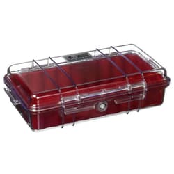 Pelican 1060-028-100 Raven Waterproof Case - 1 Pack - Retail Packaging - Red/Clear