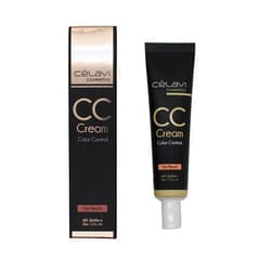 Celavi Cosmetics Celavi Color Control CC Cream Natural Light and Soft Korean Skincare 30ML/1.0 FL. OZ SPF 30/PA++ (Fair Peach)
