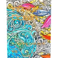 AI Infinite Ocean: A coloring book by AI (Artbooks by AI)
