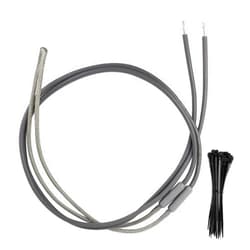 FixlyFido SH201 Drain and Door Heater for Samsung and Most Supco Refrigerators - Defrost Heater 7/16 Diameter 115V 15W 25 Inch Long Heater Wire - Refrigerator Drain Heater Tip with 50 Pcs Zip Ties