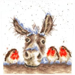 Bothy Threads The Home of Happy Stitching Christmas Donkey Counted Cross Stitch Kit 26x26cm XHD39 Multicoloured