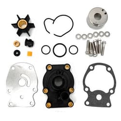 KUNOANZ 393630 Water Pump Repair Kit with Housing Replacement for Johnson Evinrude OMC (1980-UP) 20 25 30 35 HP Outboard Motor Replace 393509, 391636, 0393630, Sierra 18-3382