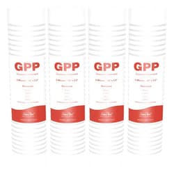 SimPure Grooved Sediment Water Filter Cartridge, 5 Micron Whole House Water Filter Universal Replacement 10