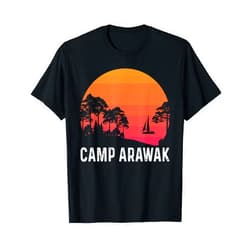 Summer Camp Lover Gift Co. Camp Arawak Retro Summer Camp T-Shirt