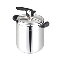 Barazzoni, ø22cm, 9Lt, Amelia+ Pressure Cooker, Diameter 22 cm, Capacity 9 Litres, Made in Italy, Steel and Black