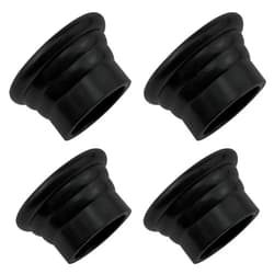 Yocimango-Rugged Curtain Rod Cap/Black Plastic Curtain Pole End Plug Caps/Curtain Rod Plug 28mm / / 1.1 inches In Diameter Roman Rod End