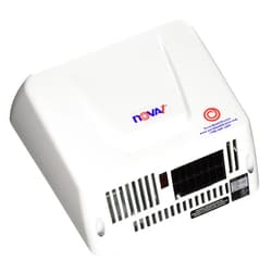 World Dryer - 83000000 0830 NOVA 1 Economical Surface Mounted ADA Hand Dryer, Universal Voltage110-120V/208-240V, Aluminum Cover, White